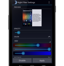 Night Filter for Android.